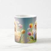 Cute Little Chicken Mug - Cartoon Spring Chick Des (Centre)