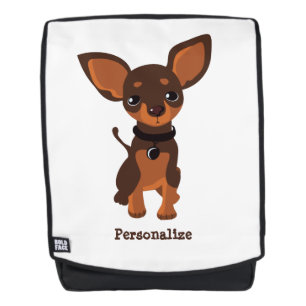 Cute Little Chihuahua Puppy Personalized Rugtassen