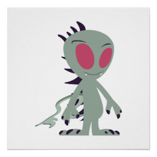 Cute little Chupacabra Perfect Poster