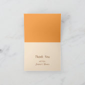 Cute Little Citrouille Baby shower Merci Cartes (Intérieur)