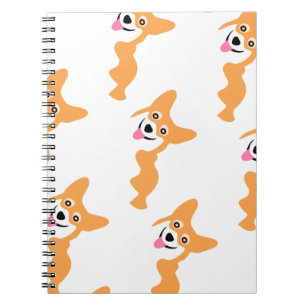 Cute Little Corgi Pattern Notitieboek