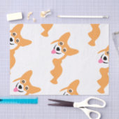 Cute Little Corgi Pattern Tissuepapier (Craft)