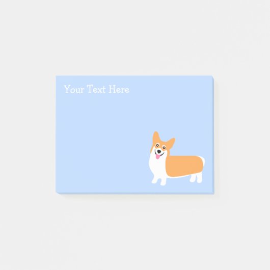 Cute Little Corgi Post-it® Notes (Voorkant)