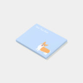 Cute Little Corgi Post-it® Notes (Schuin)