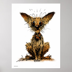 Cute Little Dog Poster