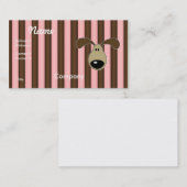 Cute Little Doggy Face Visitekaartje (Voorkant / Achterkant)