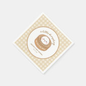 Cute Little Dumpling Baby Shower Servet (Hoek)