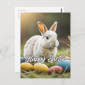 Cute Little Easter Bunny Briefkaart (Voorkant / Achterkant)
