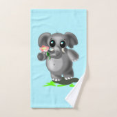 Cute Little Elephant Bad Handdoek (Handdoek)