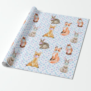 Cute Little Face mask Dieren Covid 2020 Cadeaupapier