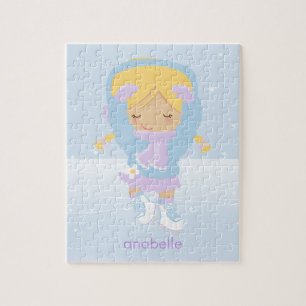 Cute Little Figuur Skater Legpuzzel