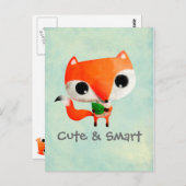 Cute Little Fox Briefkaart (Voorkant / Achterkant)