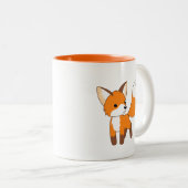 Cute Little Fox Coffee Mug (Devant droit)
