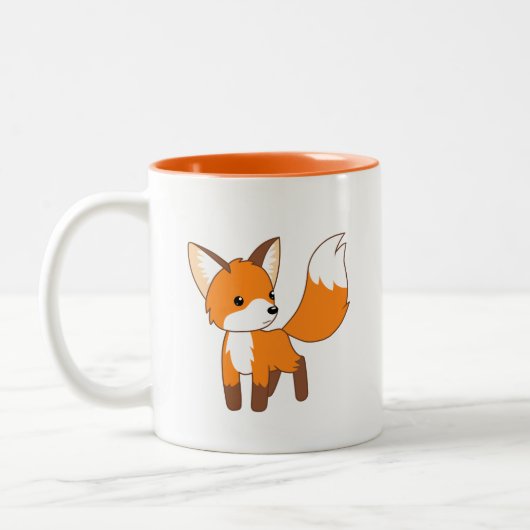 Cute Little Fox Coffee Mug (Gauche)
