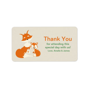 Cute Little Fox en mam Dank je label
