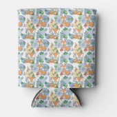 Cute Little Fox Pattern Blikjeskoeler (Voorkant)