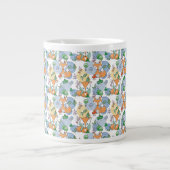 Cute Little Fox Pattern Extra Grote Beker (Voorkant)