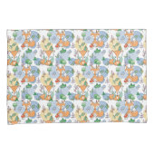 Cute Little Fox Pattern Kussensloop (Voorkant-Rechts)
