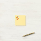 Cute Little Fox Post-it® Notes (Op bureau)