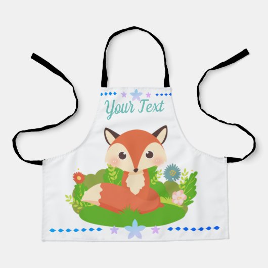 Cute Little Fox Schort (Voorkant)