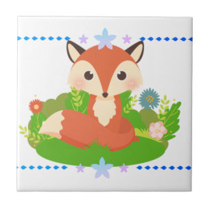Cute Little Fox Tegeltje