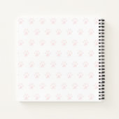 Cute Little Fox tenant un Carnet de coeur (Dos)