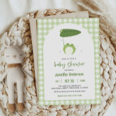 Cute Little Frog Baby shower Invitation