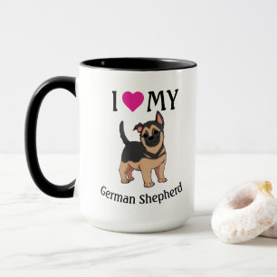 Cute Little German Shepherd Mug