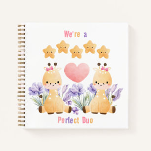 Cute Little Giraffe Notitieboek We zijn een perf