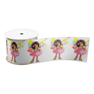 Cute Little Girl Ribbon Lint