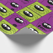 Cute Little Halloween Spiers Cadeaupapier (Hoek)