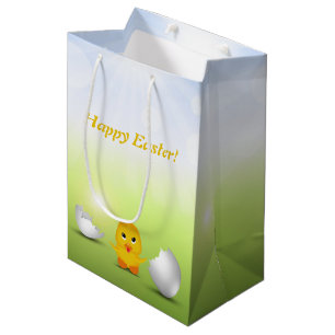 Cute Little Happy Easter Baby Chick Medium Cadeauzakje