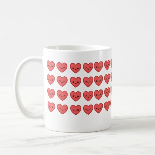 Cute little hearts mug (Gauche)