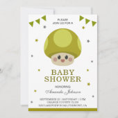 Cute Little Kawaii Baby shower Invitation (Devant)