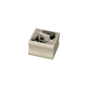 Cute Little Kerstpiglet Rubberstempel