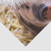 Cute Little Kerstpiglet Tissuepapier (Detail)