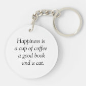 Cute Little Kitten Sleutelhanger (Achterkant)