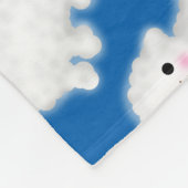 Cute Little Lamb Fleece Deken (Hoek)