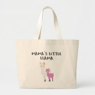 Cute Little Llama Gift Mamas Little Llama Gift Grote Tote Bag