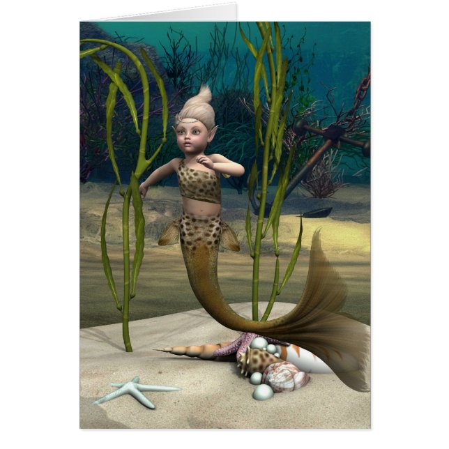 Cute Little Mermaid (Voorkant)