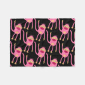 Cute Little Monkey Fleece Deken (Voorkant (Horizontaal))