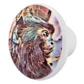 CUTE LITTLE MONKEY KERAMISCHE KNOP (Rechts)