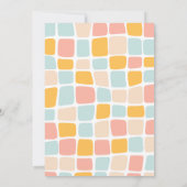 Cute Little Monster 2e Invitation d'anniversaire (Dos)