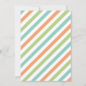 Cute Little Monster Kids Birthday Invitation (Dos)