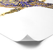 Cute Little Music Note Bird Poster (Hoek)