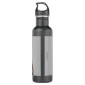 Cute Little Northern Saw Whet Owl Waterfles (Achterkant)