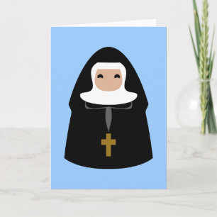 Cute Little Nuns Kaart