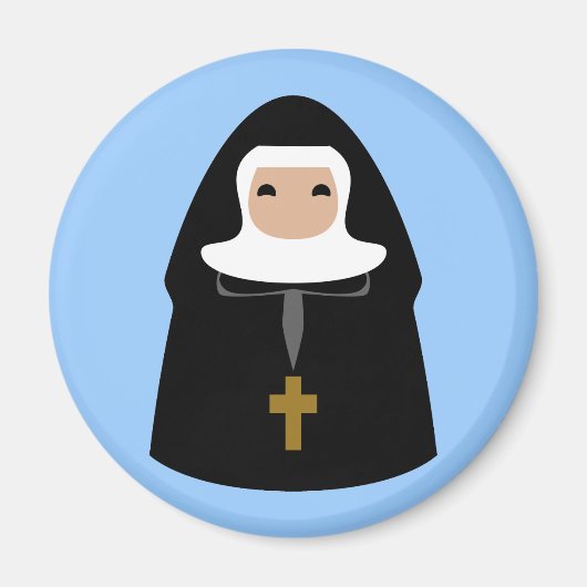 Cute Little Nuns Magneet (Voorkant)