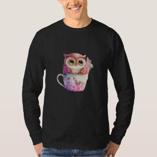 Cute Little Owl Valetines Animal Love  28 T-shirt