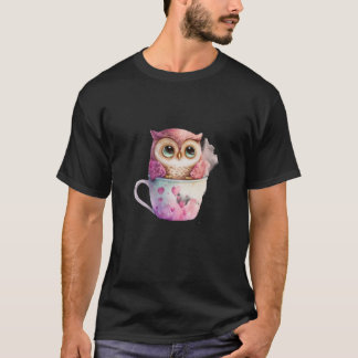 Cute Little Owl Valetines Animal Love  28 T-shirt